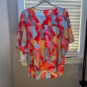 Colorful Abstract Women's Top